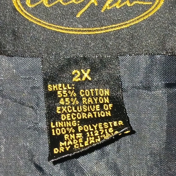 LIKE NEW Vtg Alex Kim Bohemian Embroidered Button Down Jacket Top - Picture 11 of 11